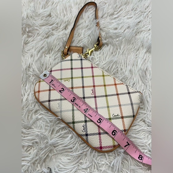 Coach Peyton Tattersall Small Wristlet - Picture 5 of 6